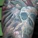 Tattoos - Color skull bio organic sleeve preview - 56740