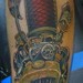 Tattoos - old rat rod car color arm tattoo - 50311