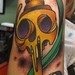 Tattoos - skeleton key color arm tattoo - 52353