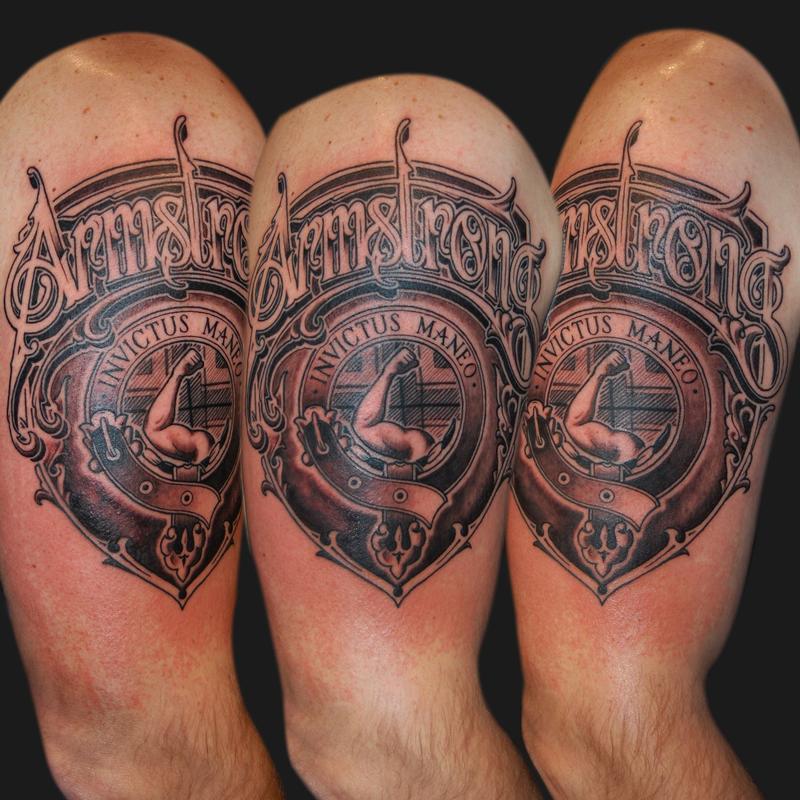 Armstrong Shield by Jordan Campbell: TattooNOW