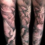 Tattoos - Doves and Bernini Statue  - 111333