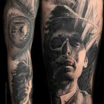 Tattoos - Eye and Skull Face Healed - 116562