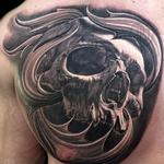 Tattoos - Skull on chest - 116565