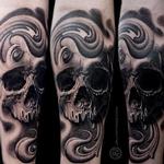 Tattoos - Skull and flourishes - 116566