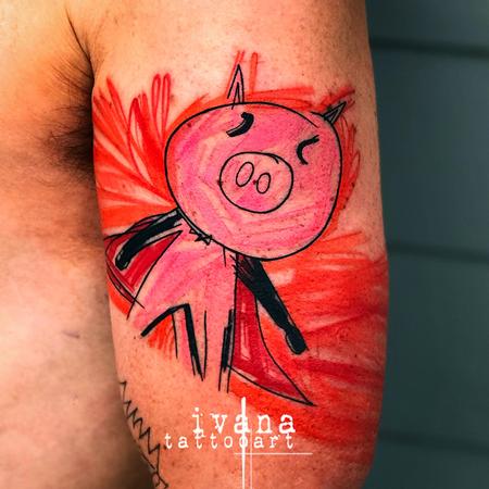 Tattoos - Pig - 141563