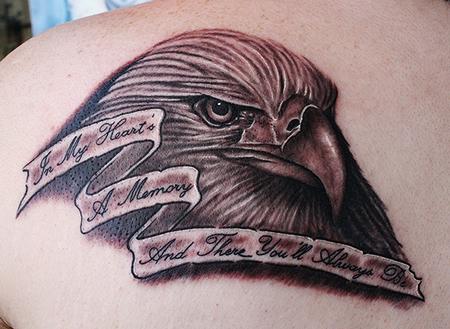 Tattoos - Bald eagle tattoo - 71085