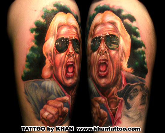 Tattoo uploaded by Stacie Mayer  What Ric Flair would look like as a  panther Tattoo by Mike Wilson RicFlair wrestling panther traditional  neotraditional  Tattoodo
