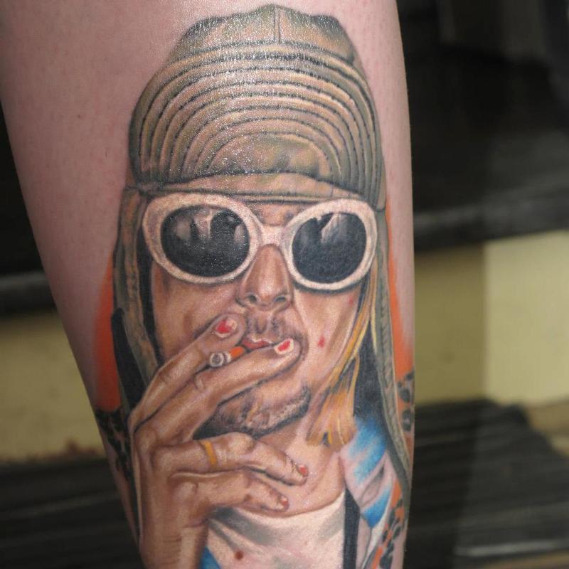 Kurt Cobain realism tattoo   Album on Imgur