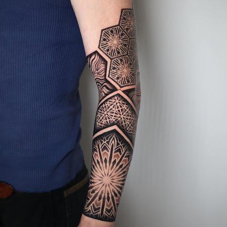 Tattoos - Geometric Forearm Tattoo - 142996