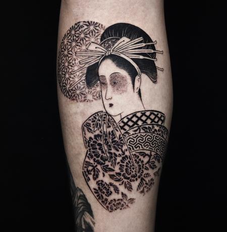 Kuro Pattern | Kihwan Kim  - Korean Tattoo