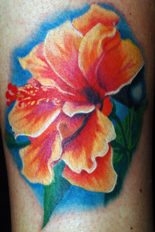 Hibiscus by Keith Ciaramello: TattooNOW