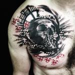 Tattoos - skull - 100666