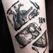 Tattoos - Black & Gray Heart - 95129
