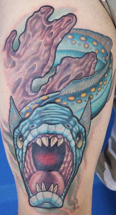 Tattoos - wolf eel - 64825