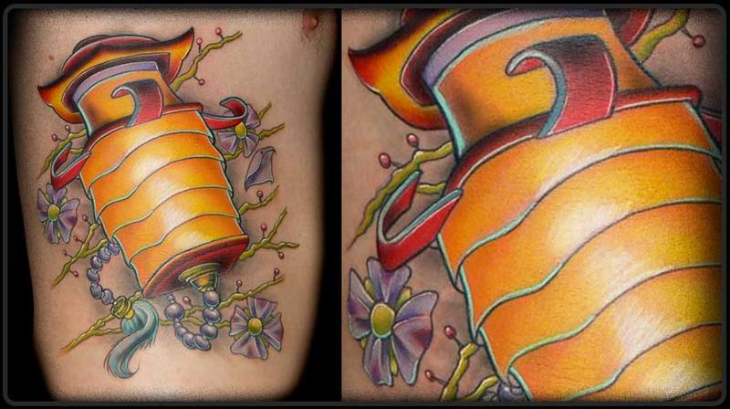 Japanese Lantern by Lenny Renken: TattooNOW