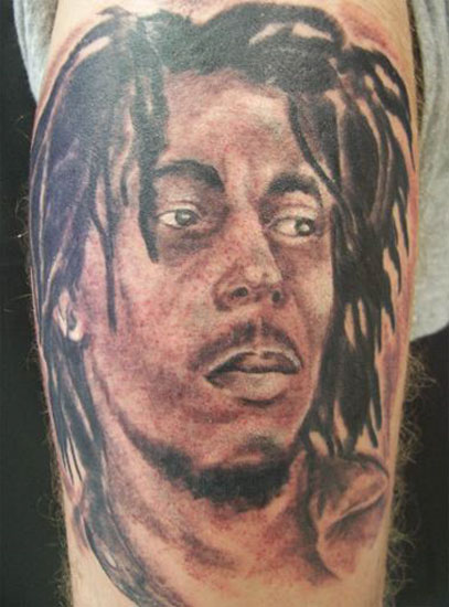 young bob marley by Darrin White: TattooNOW