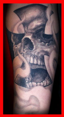 Skull Cross Tattoo Stock Clipart  RoyaltyFree  FreeImages