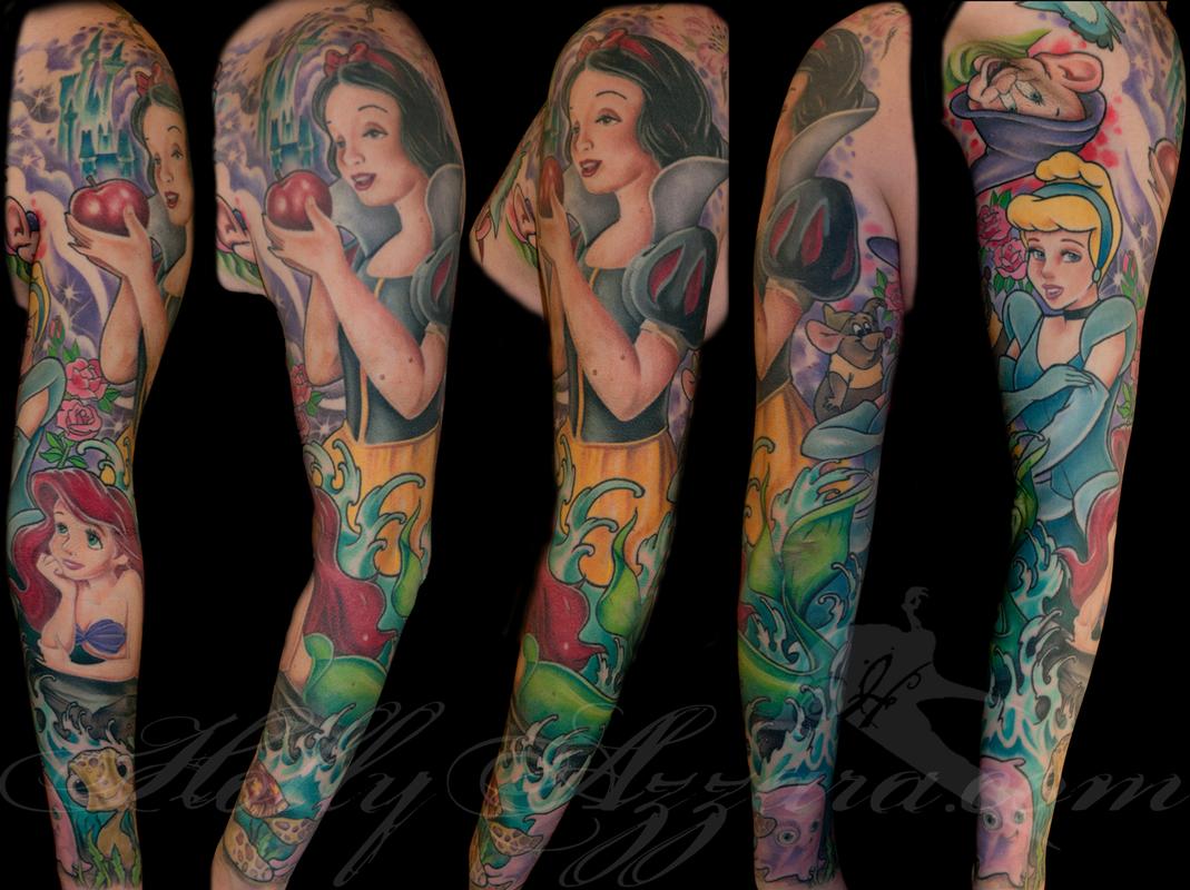 Disney Princesses in Tattoo Form  CorinaWrites