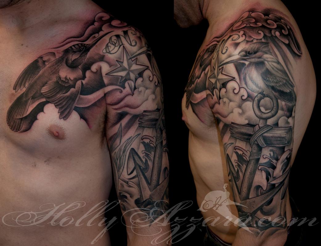 Download Tattoos Sleeve Tattoo Artist Sailor Anchor HQ PNG Image   FreePNGImg