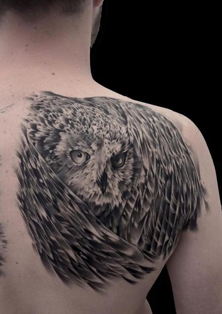 Tattoos - Owl - 108074