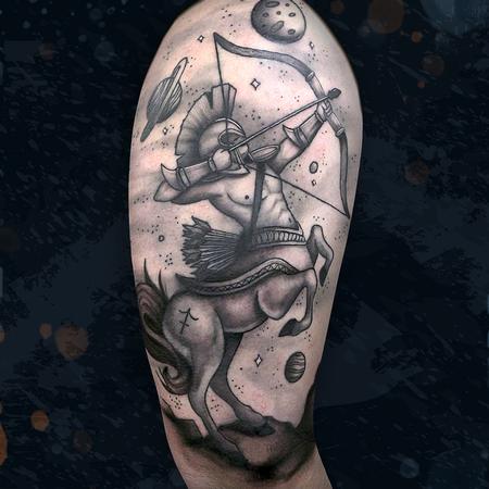 Tattoos - Sagittarius Sleeve - 142402
