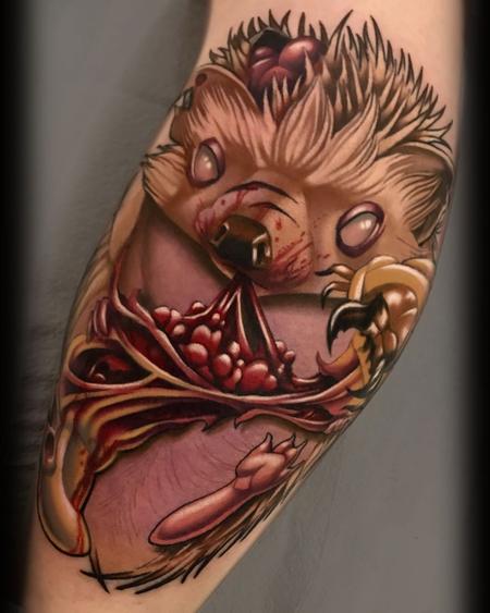 Tattoos - Zombie Hedgehog Tattoo - 143116