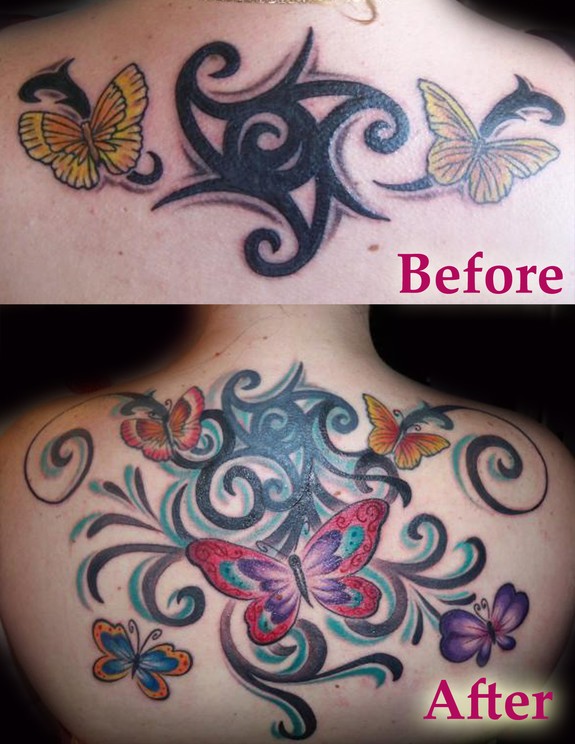 Butterfly Tattoo Fix - up by Kristel Oreto: TattooNOW