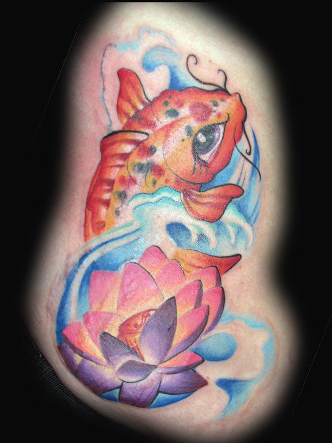 Kelly's Koi by Kristel Oreto TattooNOW