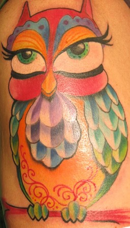 Rachel's Owl by Kristel Oreto: TattooNOW