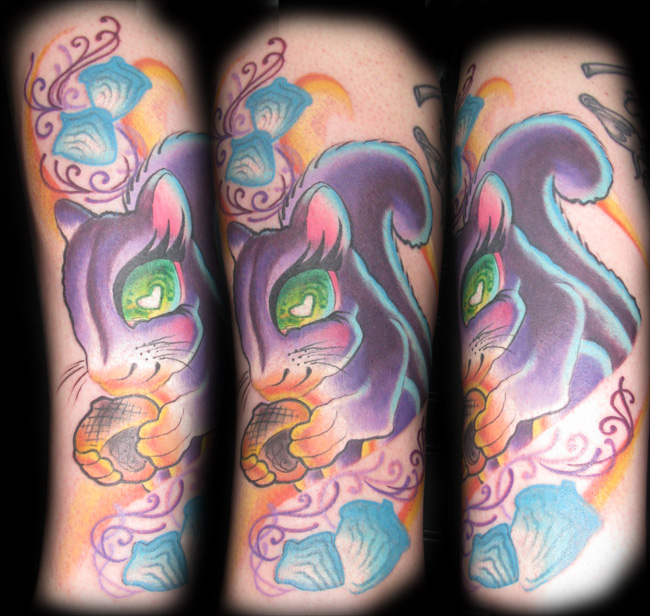 Jennifer's Lucky Squirrel by Kristel Oreto TattooNOW