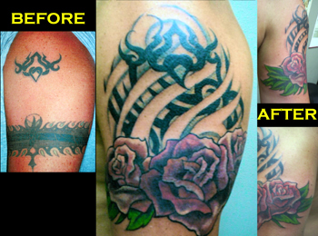 Rose Tribal Cover Up By Kristel Oreto Tattoonow