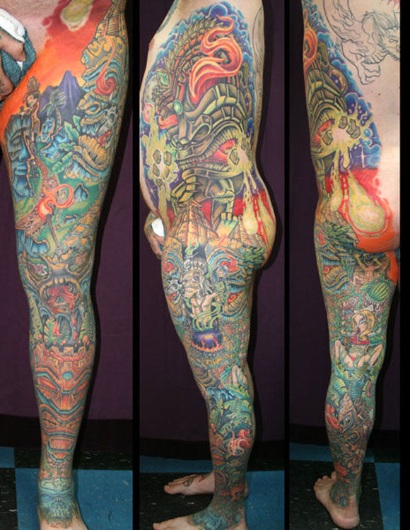 tiki god half body by Trevor Wilson: TattooNOW tiki god half body by Trevor Wilson: TattooNOW
