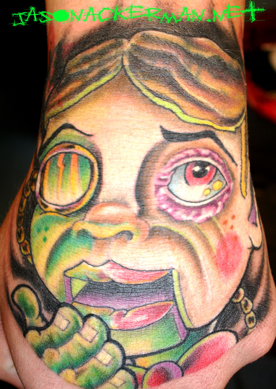 dummy tattoo by Jason Ackerman TattooNOW