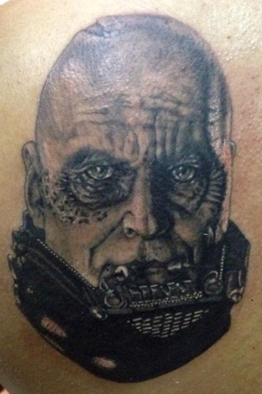 Darth Vader Without His Helmet By Luka Pagan Tattoonow