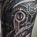 Tattoos - Bio-Mechanical Black and Grey Tattoo - 60501