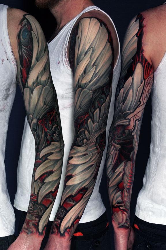 Wing Sleeve Tattoo by Lux Altera: TattooNOW