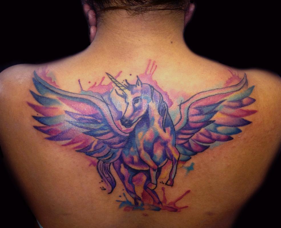 unicorn tattoo by Mallory Swinchock: TattooNOW