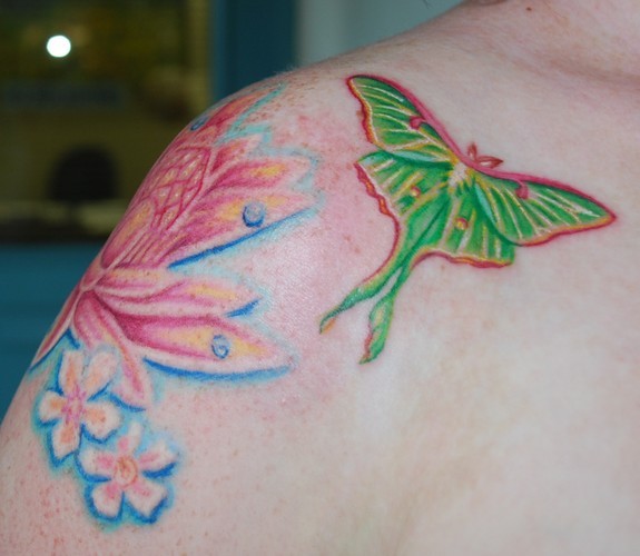Luna Moth Tattoo By Mallory Swinchock Tattoonow
