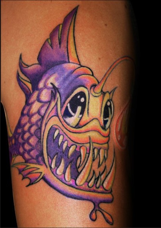 Angler Fish Tattoo by Craig Goss: TattooNOW