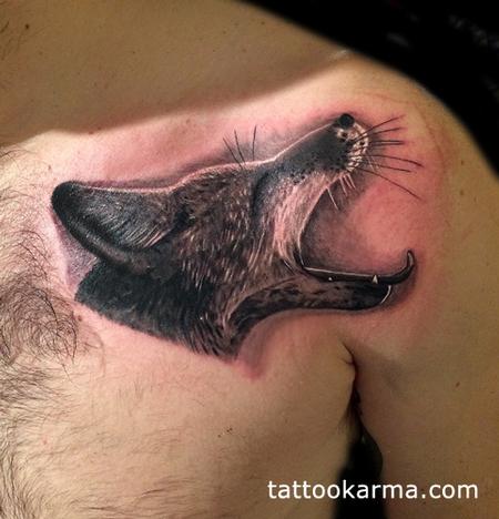 Tattoos - Fox face tattoo - 84030