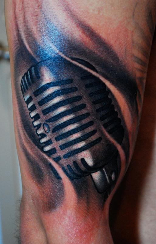 Microphone by Mike Toth: TattooNOW Microphone by Mike Toth: TattooNOW