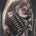 Tattoos - Roses and Microphone half sleeve tattoo - 92240