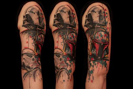 Tattoos - Galactic Empire Half Sleeve Tattoo - 117466