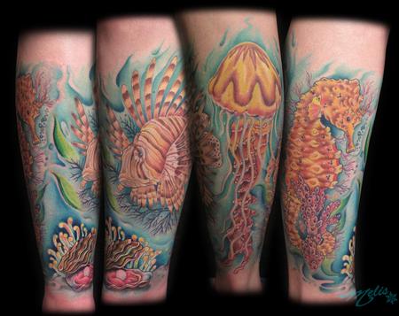 Tattoos - Tia's Sea Life Calf - 62664