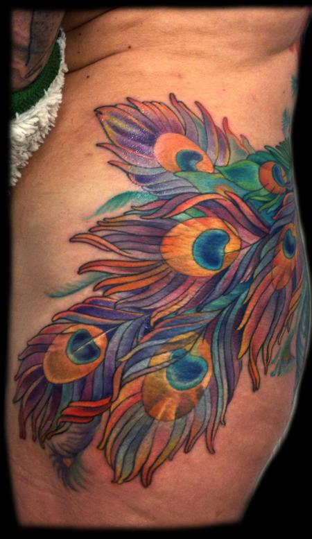 Tattoos - peacock feathers - 74273