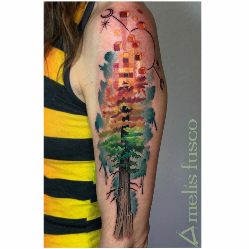 Tattoo uploaded by Kimberley Ann • #tree #woods #forest #nature #outdoors  #simple • Tattoodo