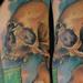 Tattoos - skulls, forearm filler in prog - 76817
