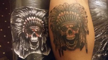 Tattoos - Chief Skull - 131597