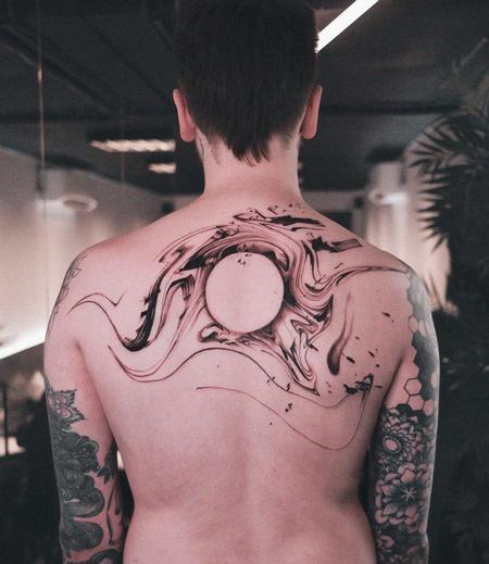 Tattoos - Abstract Back Tattoo - 143903