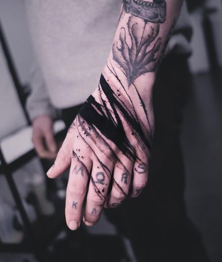 Tattoos - Abstract Hand Tattoo - 143902